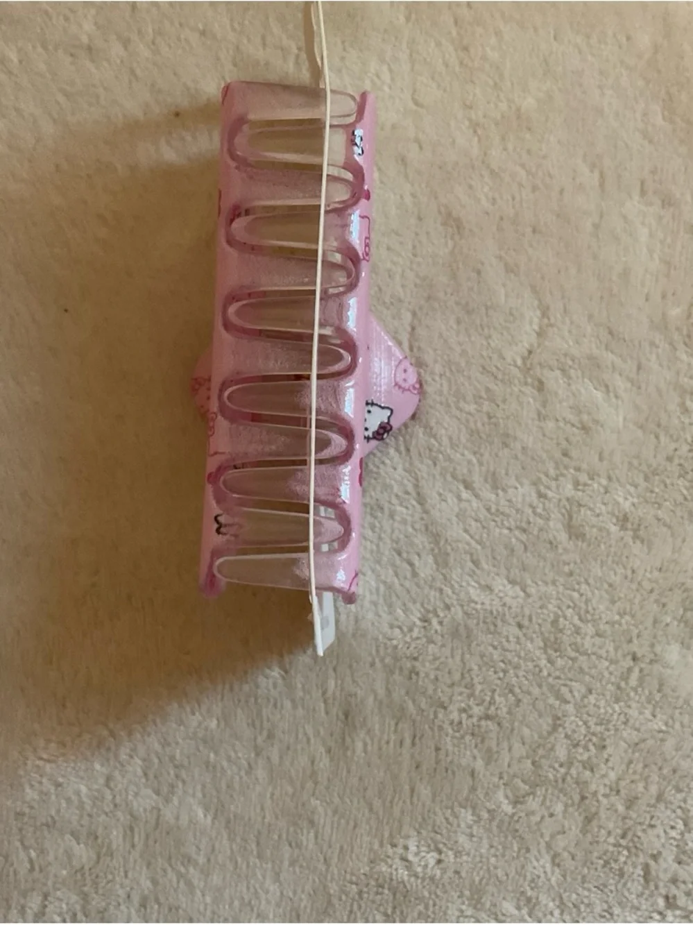 Hello Kitty Pink Floral Snap Hair Clip